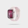 Apple Watch Series 9 GPS + Cellular 45mm Steel Case with Clay Sport Band - Image 5