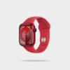 Apple Watch Series 9 GPS + Cellular 45mm Steel Case with Clay Sport Band - Image 4