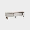 MADESA TV Stand with 2 Doors 1 Drawer, for TVs up to 75 Inches and Wooden - Image 2