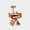 Solaround Acrylic Nightstand Side Table Modern Design Clear Home Decor Display