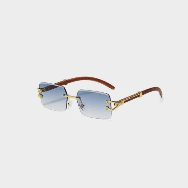 Big Shop WordPress Theme 29 Classic Vintage Rimless Square Leopard Head Sunglasses