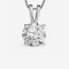 Big Round Diamond Necklace