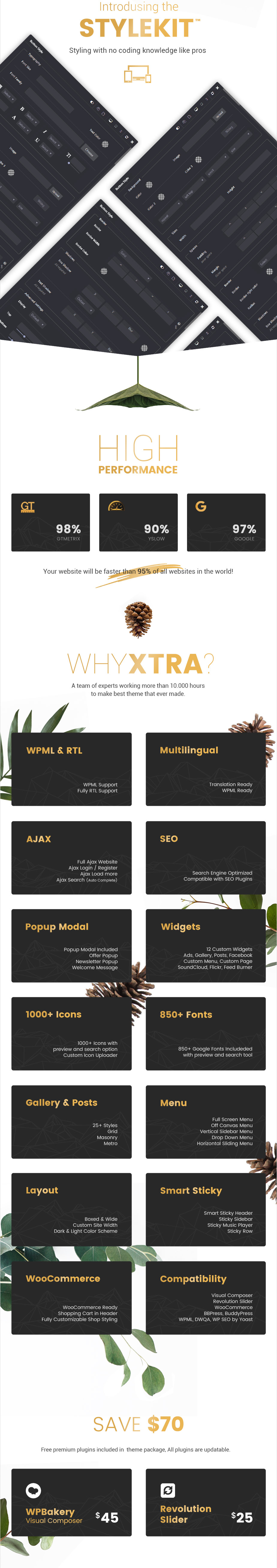Xtra - Responsive Multipurpose Wordpress Theme