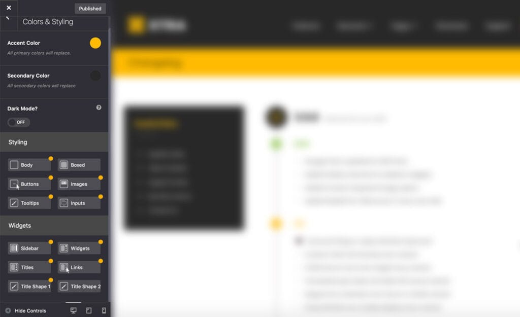 Theme Screenshots – XTRA