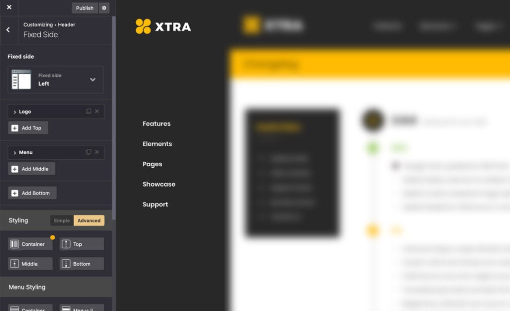 Theme Screenshots – XTRA