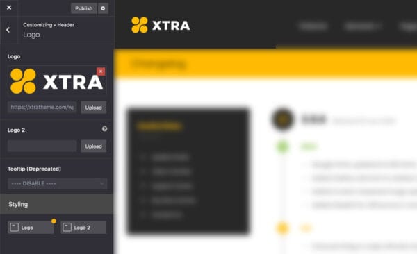 Logo settings