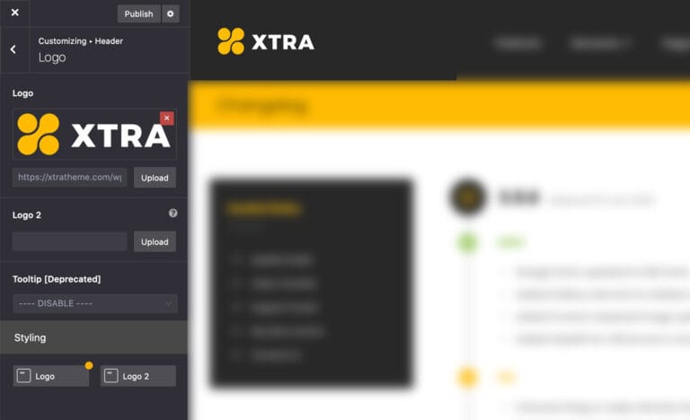 Theme Screenshots – XTRA