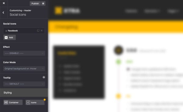 Social icons