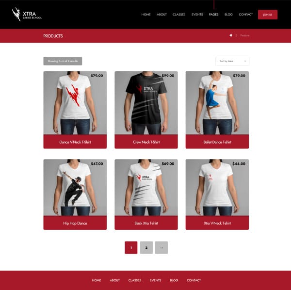 Dance shop