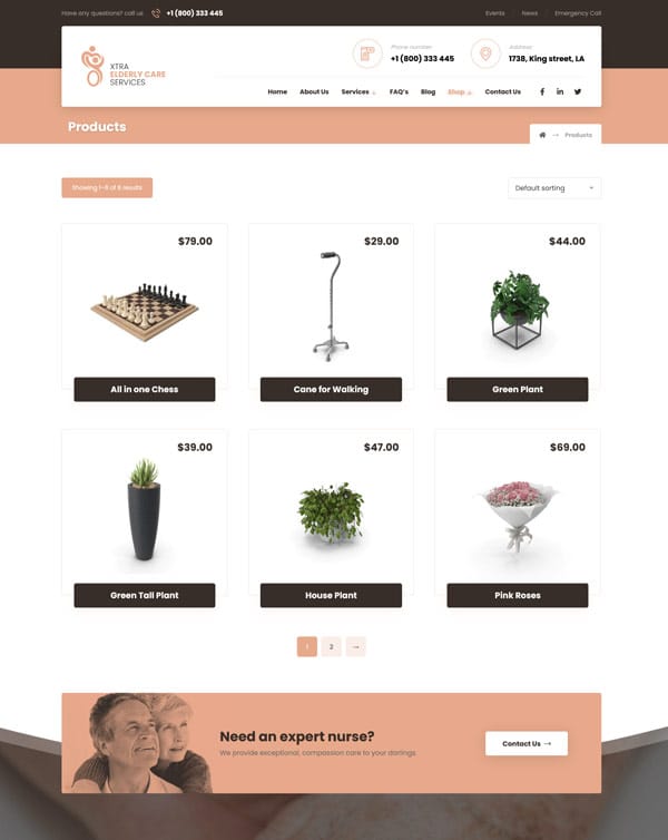 Elderly shop