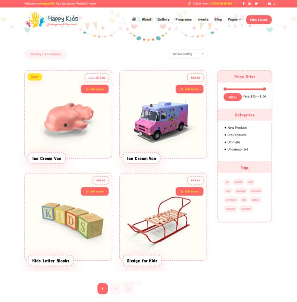 Kids shop